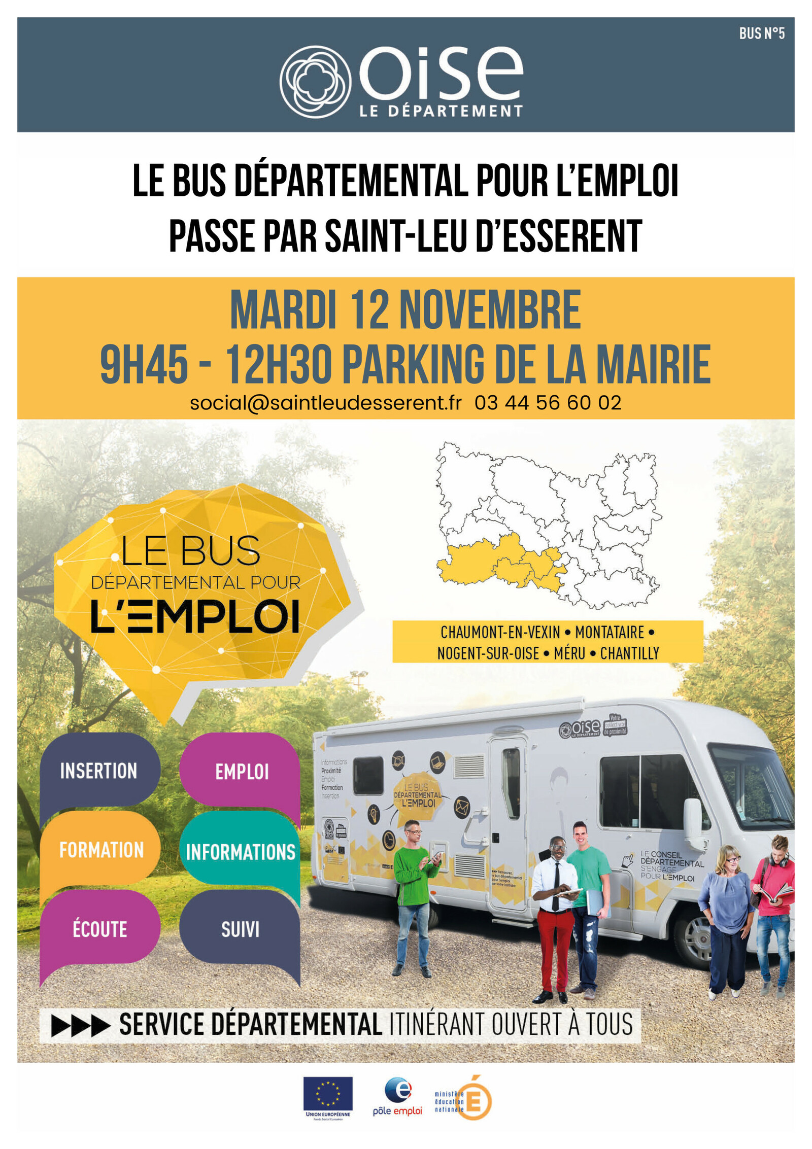 visuel bus pour l'emploi